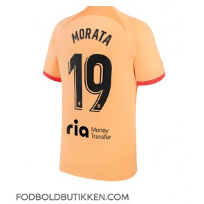 Atletico Madrid Alvaro Morata #19 Tredjetrøje 2022-23 Kortærmet